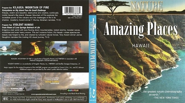 dvd cover Amazing Places Hawaii