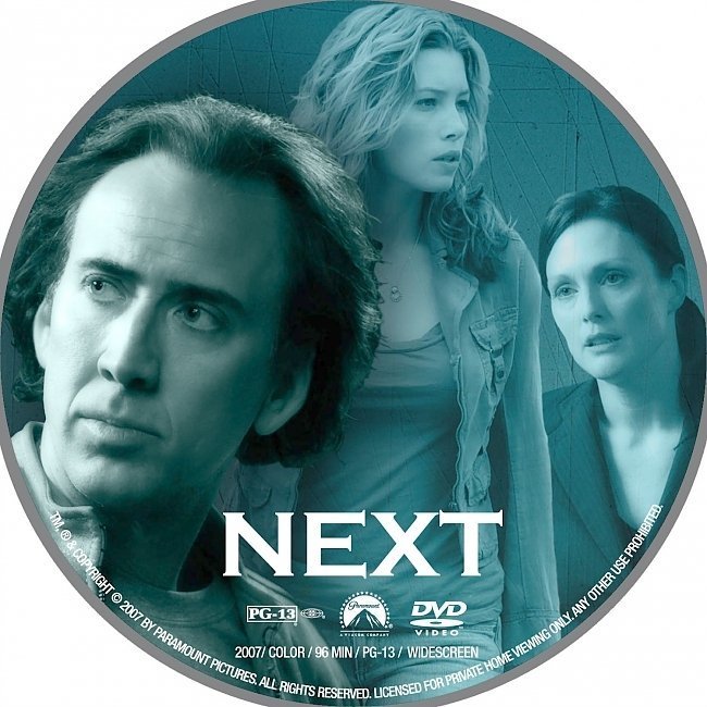 dvd cover Next (2007) R2