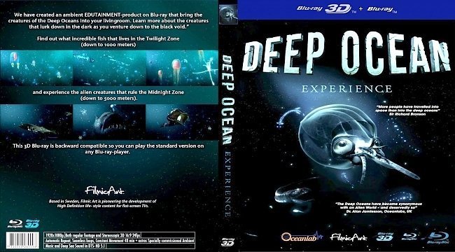 dvd cover Deep Ocean Experience 3D