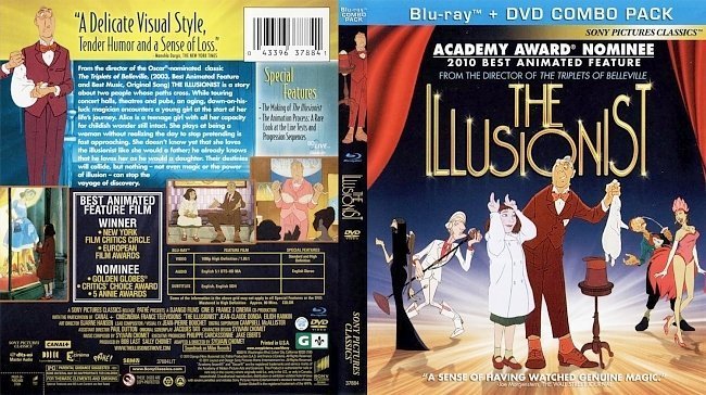dvd cover The Illusionist
