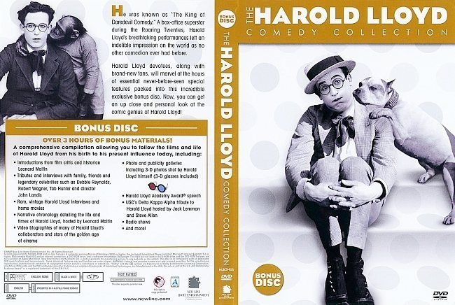 dvd cover The Harold Lloyd Comedy Collection Bonus Disc
