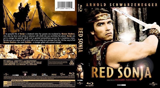 dvd cover Red Sonja English Bluray f