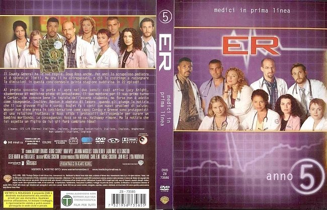 dvd cover ER: All Seasons (Italian) Front s