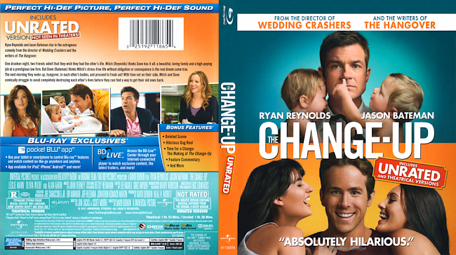 dvd cover The Change Up