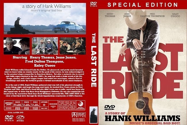dvd cover The Last Ride (2011) SE R1 CUSTOM