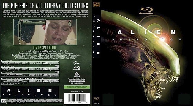 dvd cover Alien Anthology