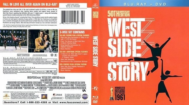 dvd cover West Side Story