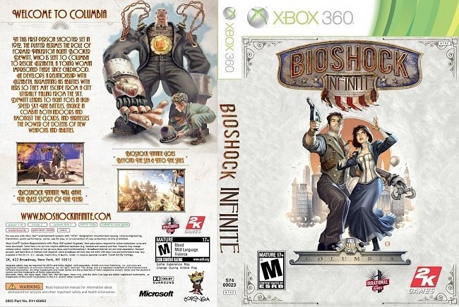 dvd cover BioShock Infinite