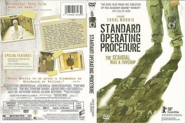 dvd cover Standard Operating Procedure (2008) R1 WS