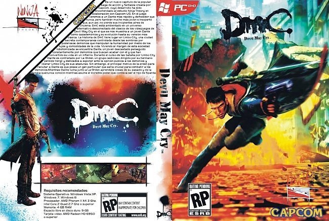 dvd cover DCM Devil May Cry