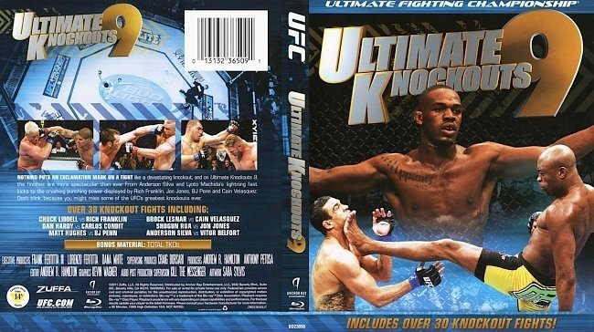 dvd cover UFC Ultimate Knockouts 9