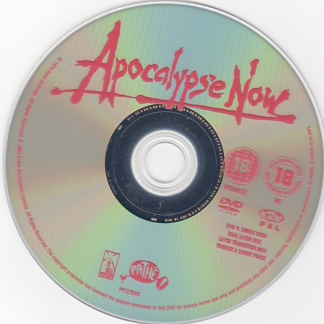 dvd cover Apocalypse Now (1979) R2