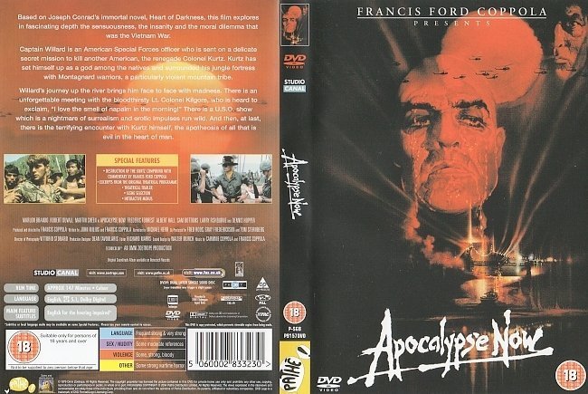 dvd cover Apocalypse Now (1979) R2