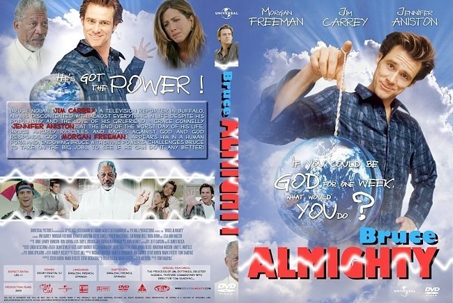 dvd cover Bruce Almighty