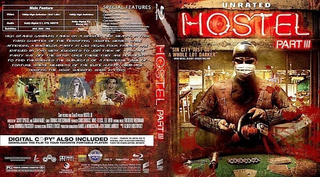 dvd cover Hostel Part III 2011 BD