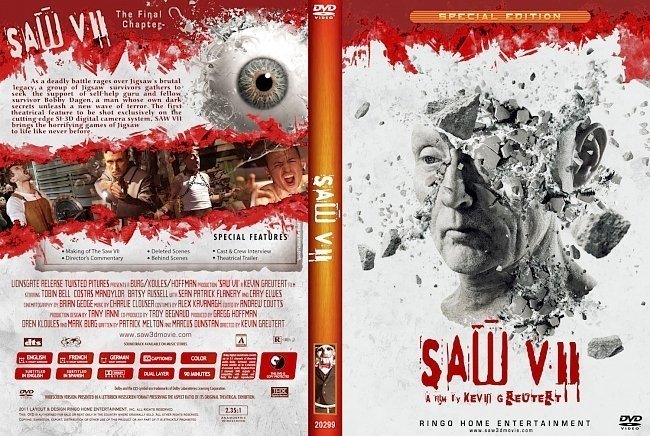 dvd cover Saw 7