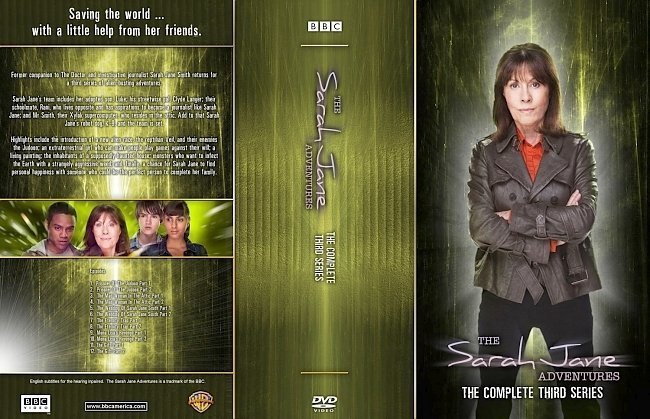 dvd cover The Sarah Jane Adventures Series 3