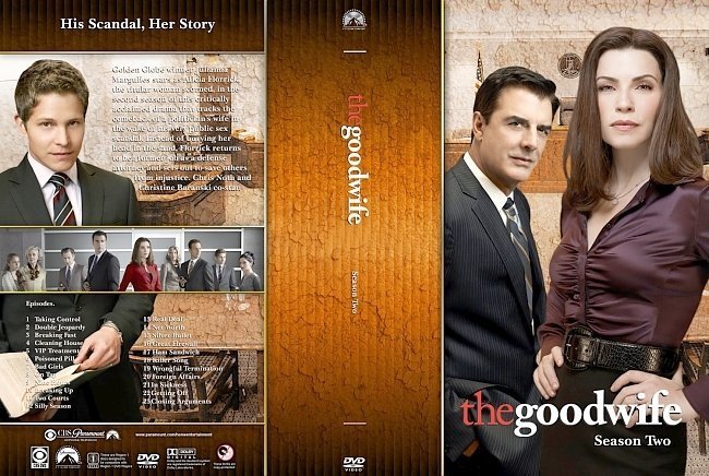 dvd cover The Good Wife Season 2