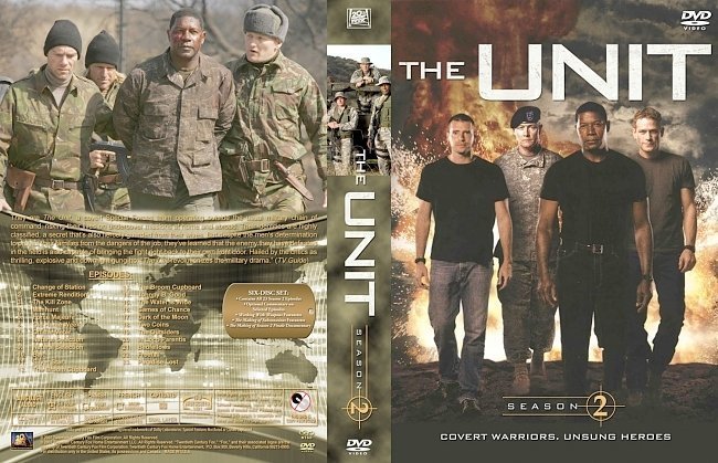 dvd cover The Unit Season 2
