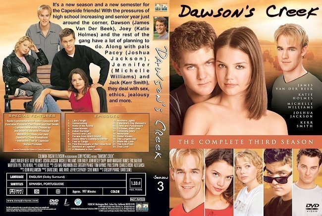 dvd cover Dawson's Creek Season 3