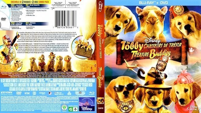 dvd cover Disney Treasure Buddies Les Tobbt Chasseurs de Tresor