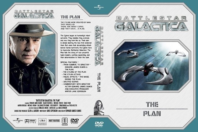 dvd cover Battlestar Galactica: The Plan
