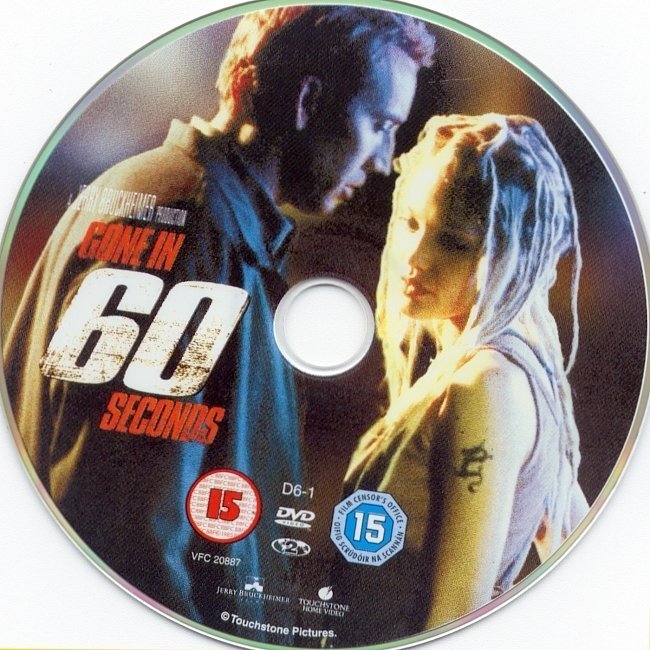 dvd cover Gone In 60 Seconds (2000) WS R2