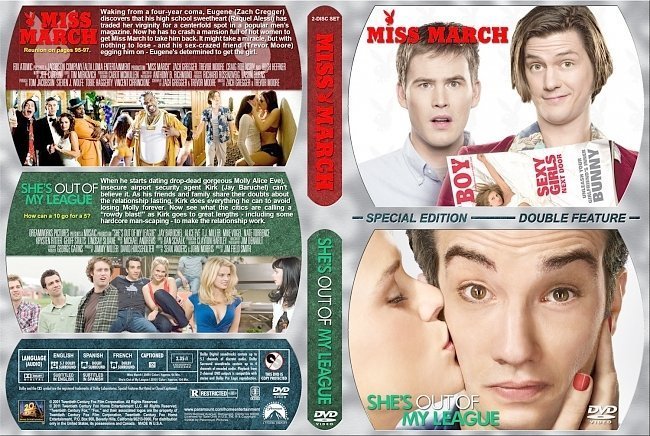 dvd cover Miss March / She's Out of My League Double Feature