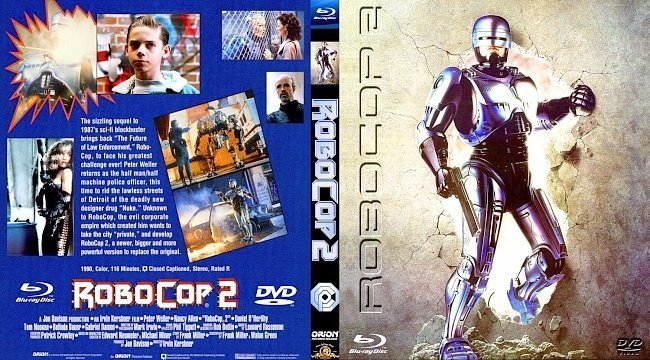 dvd cover RoboCop 2