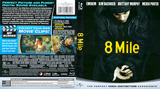 dvd cover 8 Mile