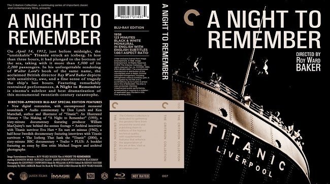 dvd cover A Night To Remember
