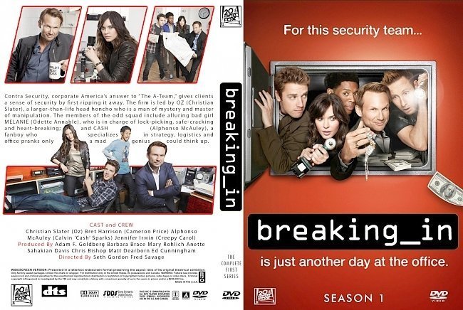 dvd cover Breaking In Season 1