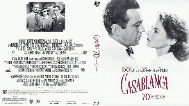 dvd cover Casablanca