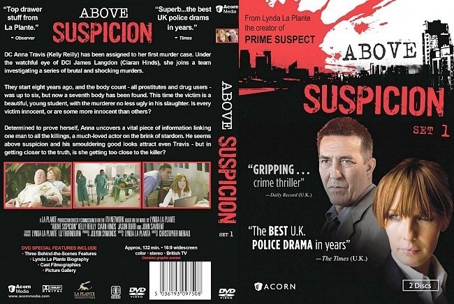 dvd cover Above Suspicion Set 1