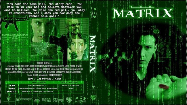 dvd cover The Matrix