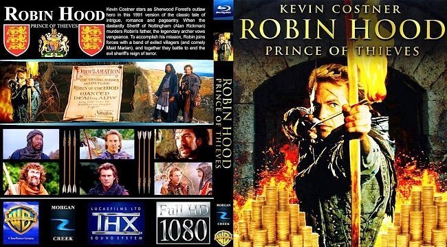 dvd cover Robin Hood Prince of Thieves