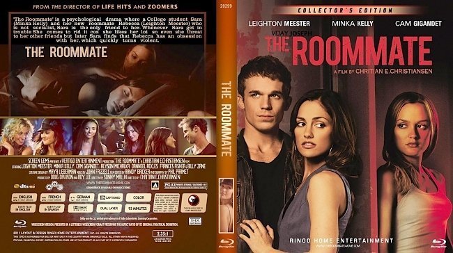 dvd cover The Roommate