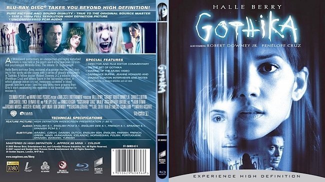 dvd cover Gothika Bluray f