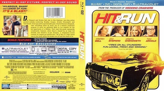 dvd cover Hit & Run
