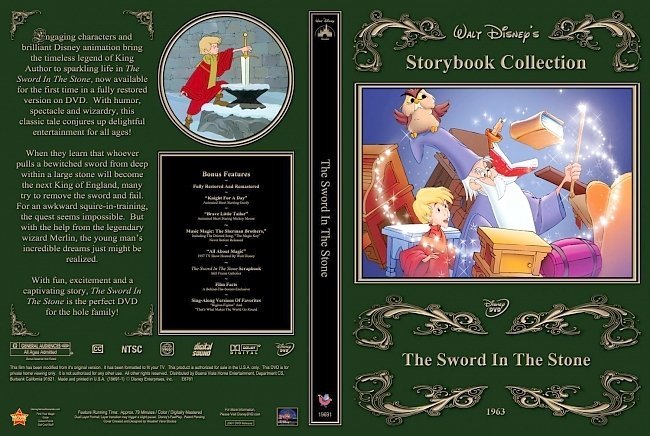 dvd cover The Sword In The Stone