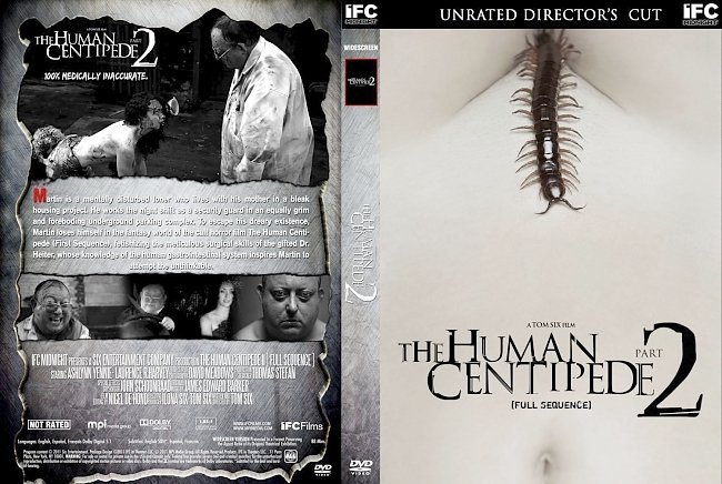 dvd cover The Human Centipede Part 2 Full Sequence