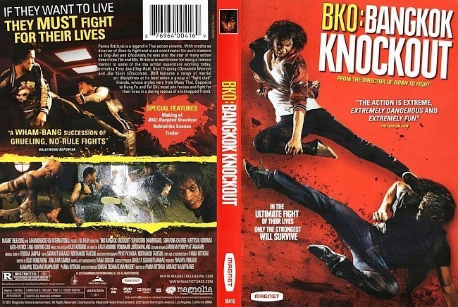 dvd cover BKO Bangkok Knockout
