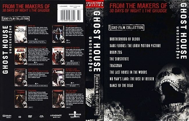 dvd cover Ghost House Underground Collection