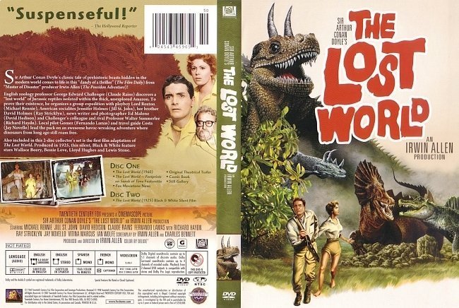 dvd cover The Lost World: Double Feature 1925/1960