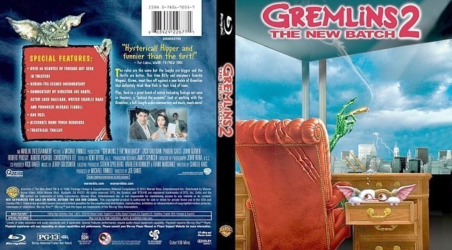 dvd cover Gremlins 2 The New Batch