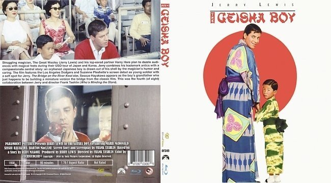 dvd cover The Geisha Boy