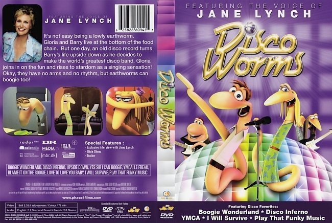dvd cover Disco Worms Jmann770