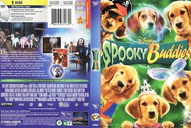 dvd cover Spooky Buddies