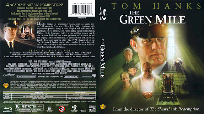 dvd cover The Green Mile