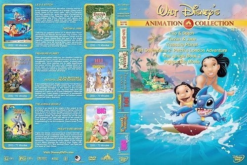 dvd cover Walt Disney's Classic Animation Collection Set 10